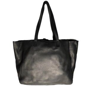 RARE BAGGU LARGE REAL LEATHER TOTE